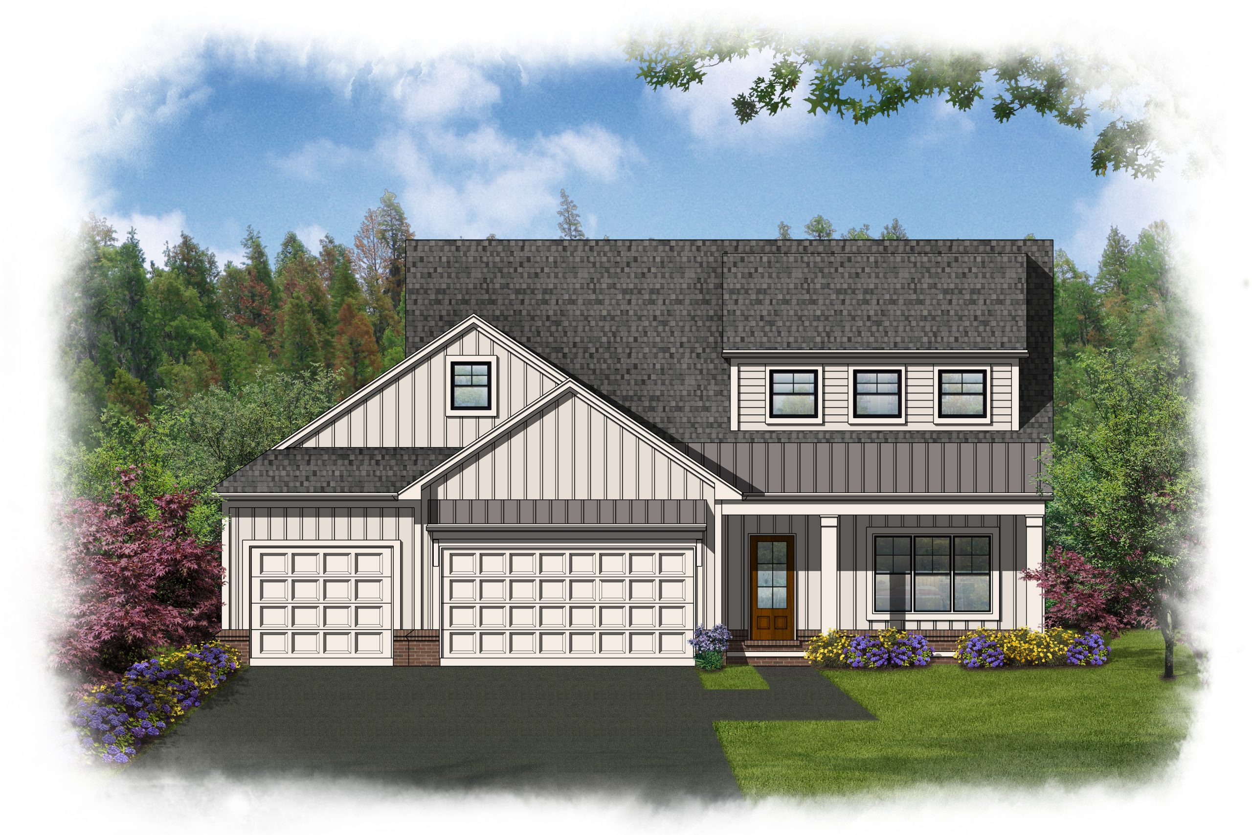 2D Exterior Renderings - 24x7 AEC