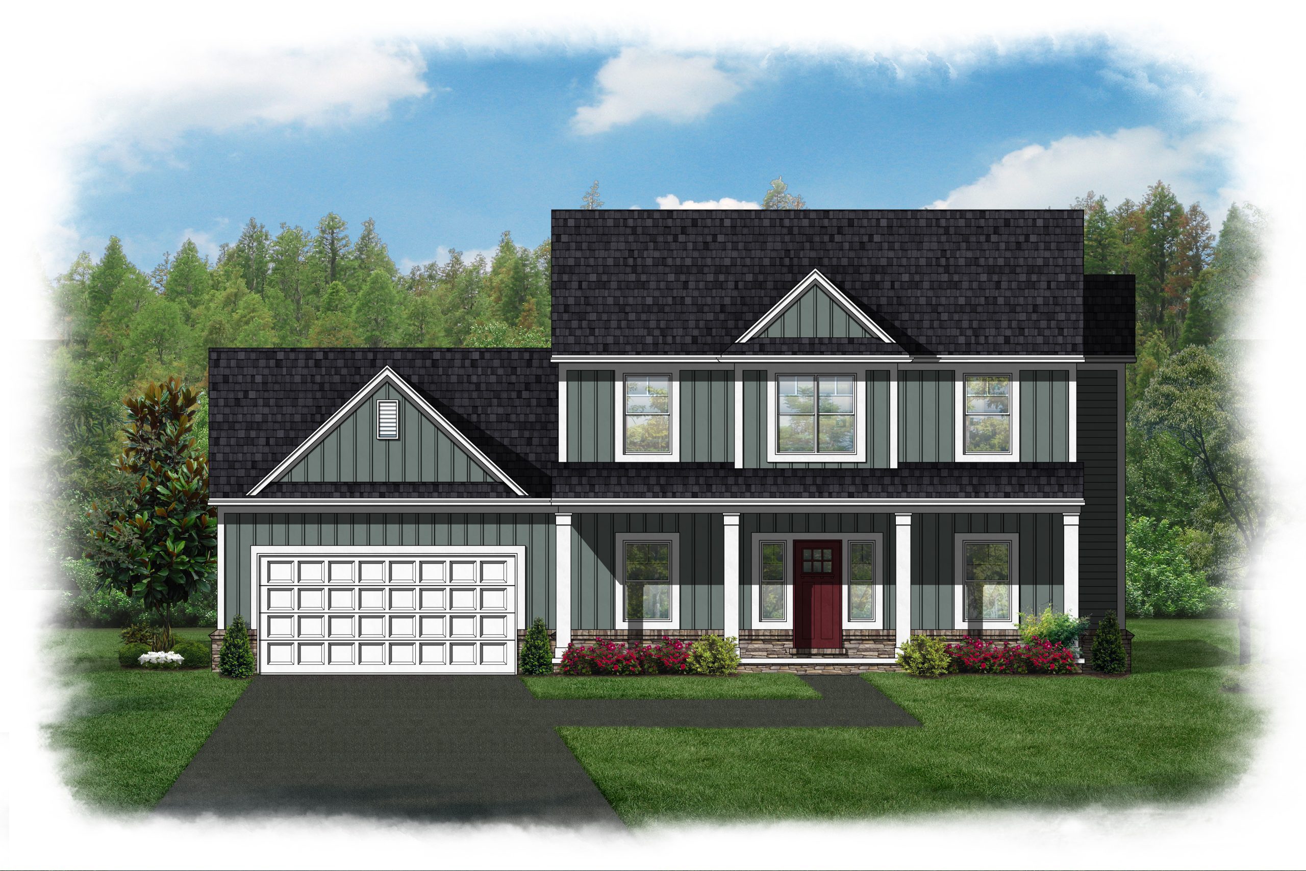 2D Exterior Renderings - 24x7 AEC