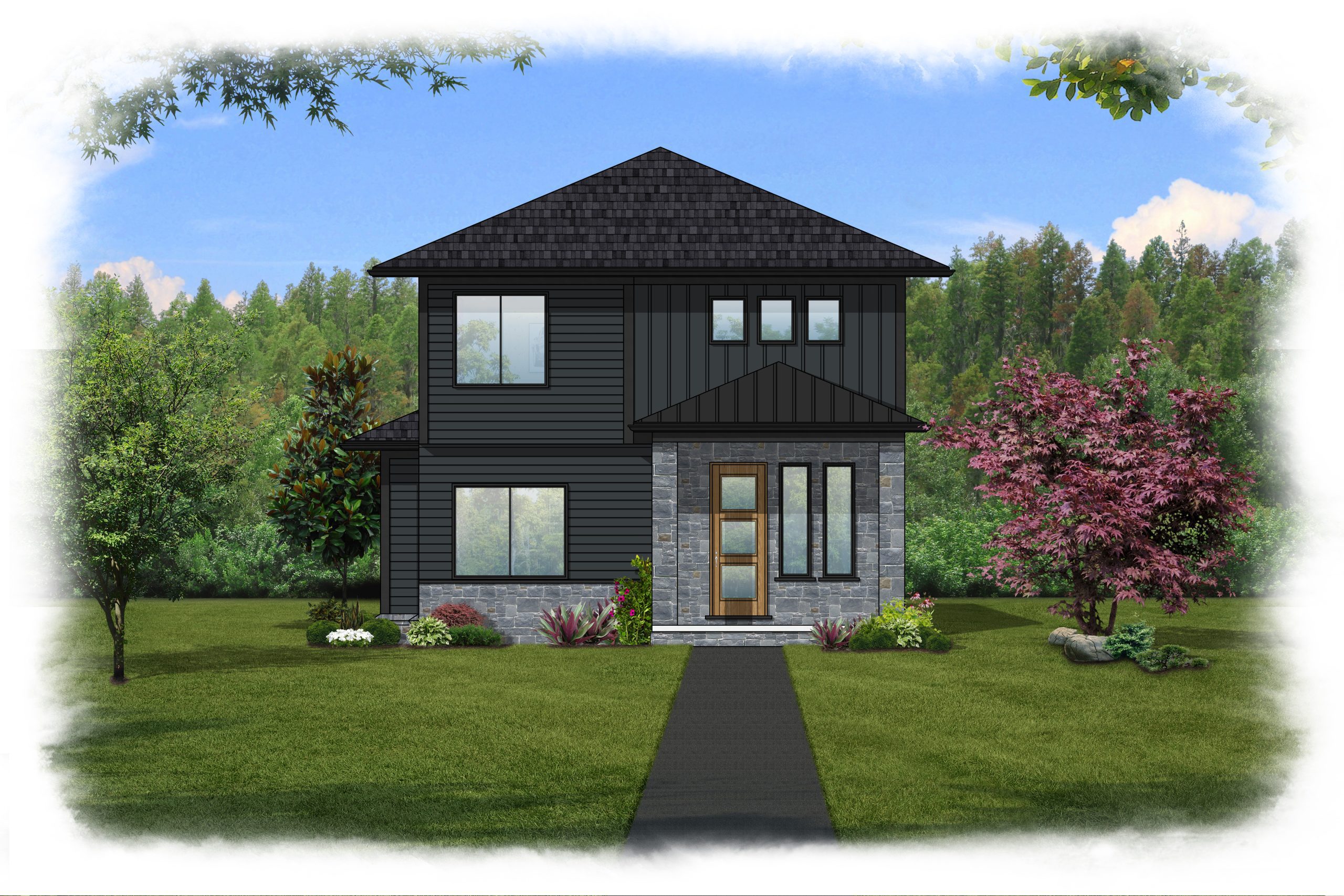 2D Exterior Renderings - 24x7 AEC